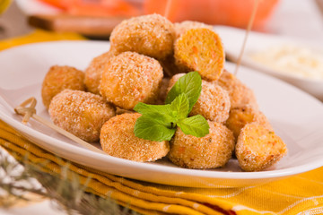 Pumpkin chicken meatballs.
