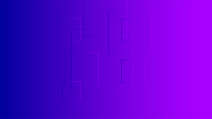 Polygon circle figures in purple vector gradient background