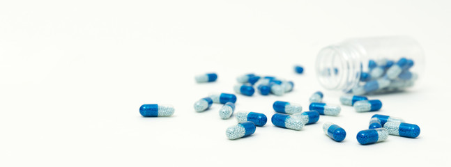 Pile of scattered capsules
