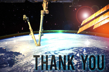 Writing note showing Thank You. Business concept for polite expression used when acknowledging gift...