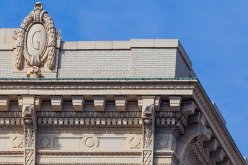 Spanish architecture in old downtown San Antonio Texas