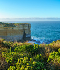 island arch at sunrise, great ocean road in victoria, australia