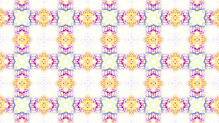 abstract background. multicolored kaleidoscope patterns. 3d render. illustration