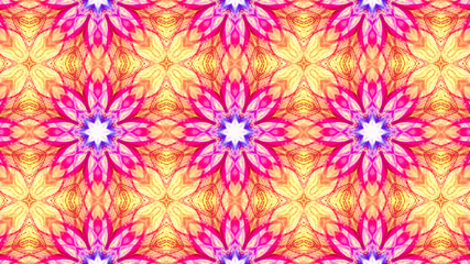 abstract background. multicolored kaleidoscope patterns. 3d render. illustration