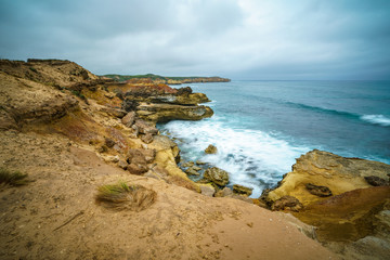 coast at great ocean road, victoria, australia