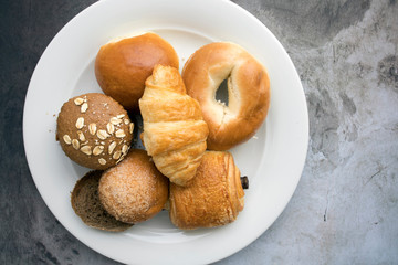 A Variety of Breads and Bakery Products