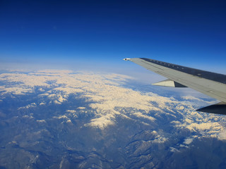 Obraz premium Alps Mountains with snowy peaks