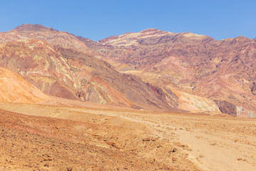 Fototapeta na wymiar View of Artist Palette in Death Valley, California, USA.