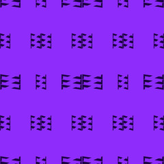 seamless pattern with abstract violet shapes