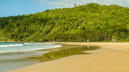 Beast beaches of Philippines: Vast sandy paradise Nacpan beach, El Nido, Palawan