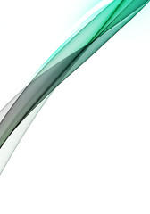 Abstract background waves. White, mint and grey abstract background.