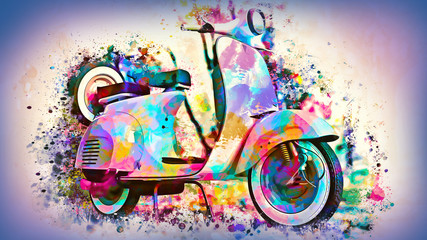 Vintage Scooter © muratefe