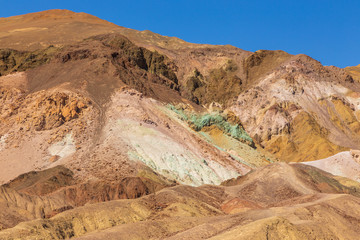 Death Valley National Park, Artist Palette, colorful rocks, California, USA.