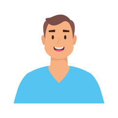 young man avatar character icon