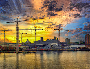 Fototapeta premium Ships under Repair