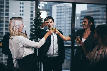 Business People Party Celebration Success Concept