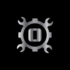 Automotive letter O Logo Design Vector Template. Motor Business Alphabet Design O Vector Illustration