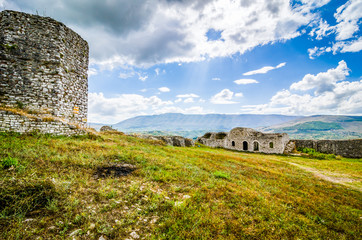 Kalaja e Beratit - Citadel of Berat and castle quarter, is a fortress overlooking the town of Berat, Albania