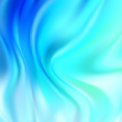 Beautiful blue satin. Drapery background, Vector illustration eps10