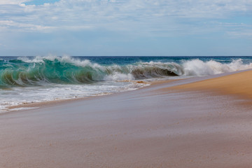 Waves beach and sea
