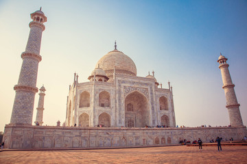 Fototapeta na wymiar Taj Mahal in India 