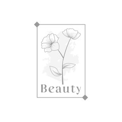 Beauty logo branding for business company vector eps 10