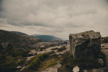 Naklejka premium Mountain in Norway 