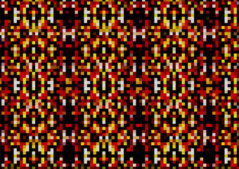 Quadratisch Abstact Mosaik Pixel Hintergrund