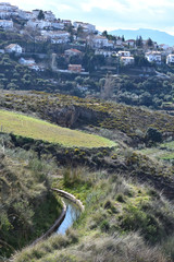 Acequia de Aynadamar bringing water to the Granada town of Viznar