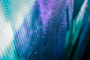 CloseUp LED blurred screen. LED soft focus background. abstract background ideal for design.