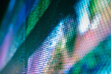 CloseUp LED blurred screen. LED soft focus background. abstract background ideal for design.