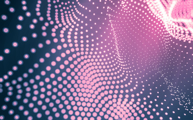 Abstract background. Molecules technology with polygonal shapes, connecting dots and lines....