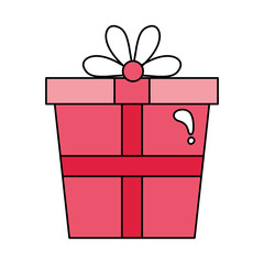 gift box present isolated icon