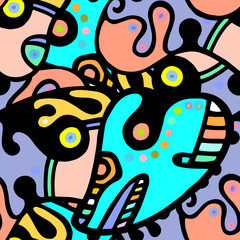 Obraz premium Hippy Print. 