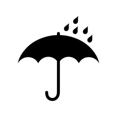 Fototapeta parasol ikona obraz
