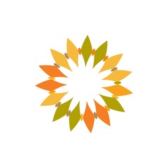 Fototapeta na wymiar flower logo vector