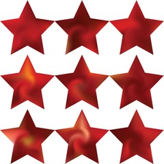 Collection of pentagram colored backgrounds.