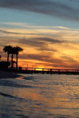 Fototapeta premium sunset on beach