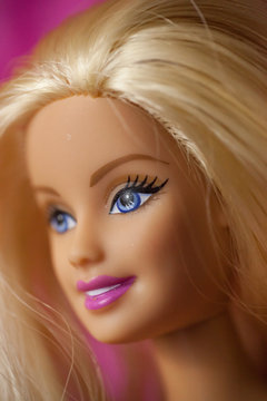 WOODBRIDGE, NEW JERSEY - May 10, 2019: A 2000s era Barbie Doll is posed for a picture