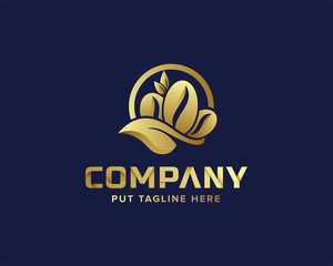 premium coffee logo template