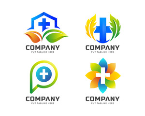 Medical hospital logo Template for company