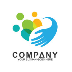 People Care Logo,Abstract Family Logo