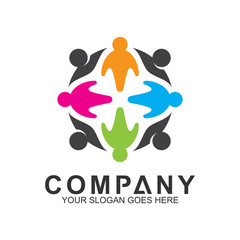 People Care Logo,World Unity,Human Community,Family Icon,Foundation Logo