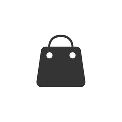 shopping bag icon vector for website and graphic design