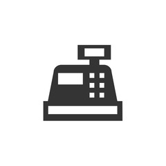 cash register icon vector for website and graphic design