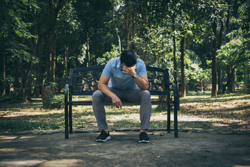 panic attacks alone young man sad fear stressful depressed emotion.crying begging help.stop abusing...