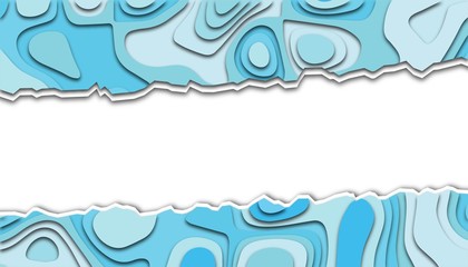 Fototapeta na wymiar Abstract wave background with paper cut shapes, web banner design, discount card, promotion, flyer layout, ad, advertisement, printing media.