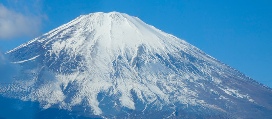 View of Mt. Fuji in sunny day