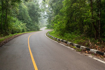 Road in the mountain.