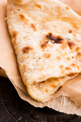 Garlic Naan, Indian flat bread